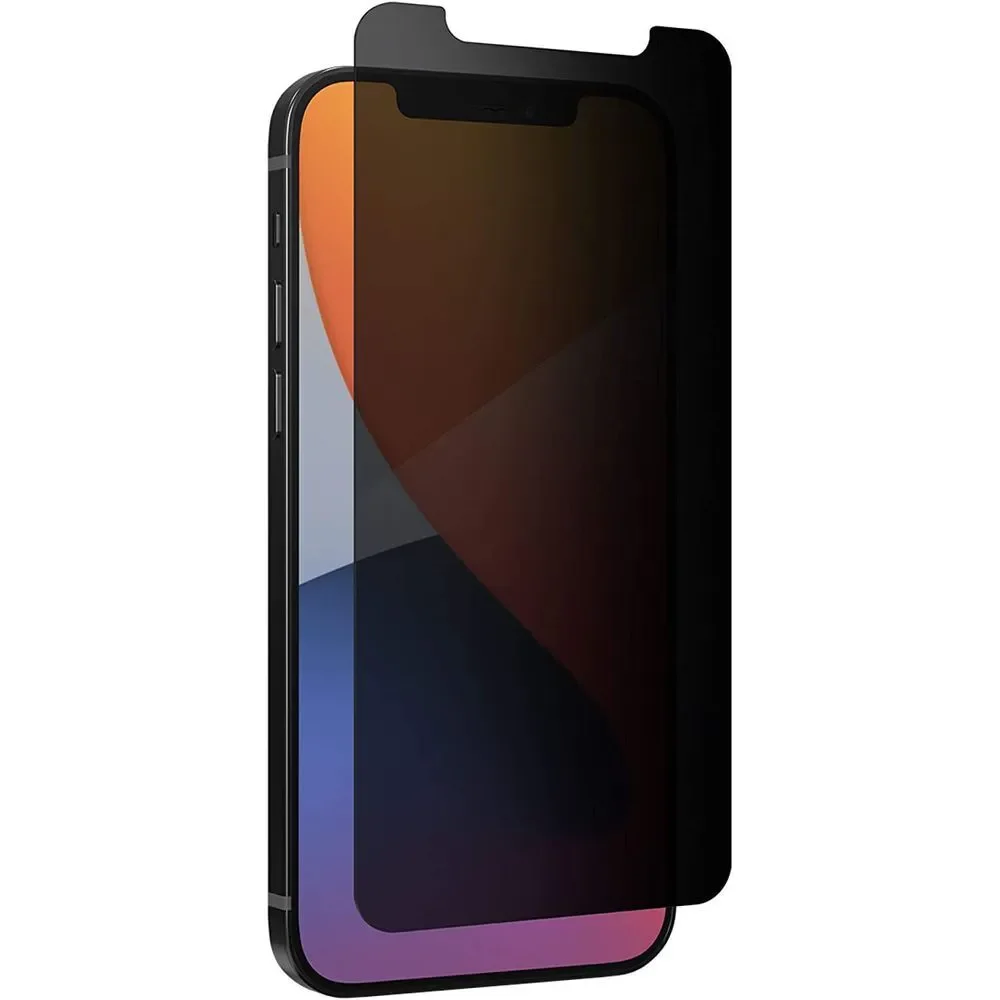 Zagg Invisible Shield Glass Elite+ Privacy 2020 Apple iPhone 12 Mini 5.4